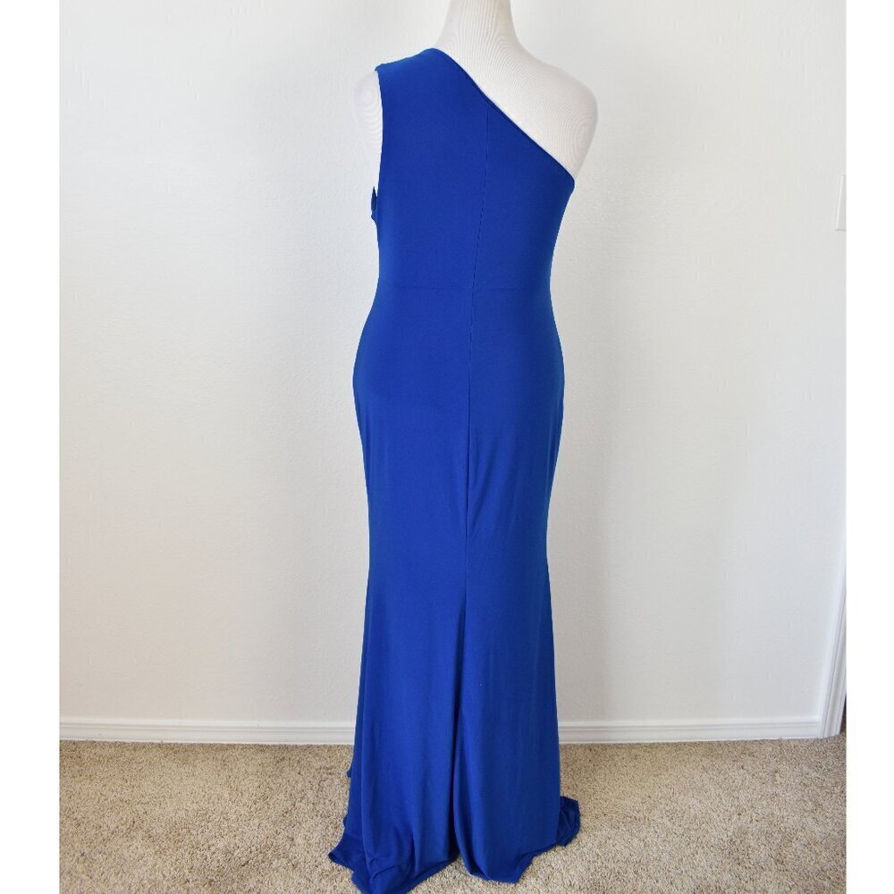 Club L London Up All Night Royal Blue One Shoulder Formal Dress - 14 - Picture 5 of 8